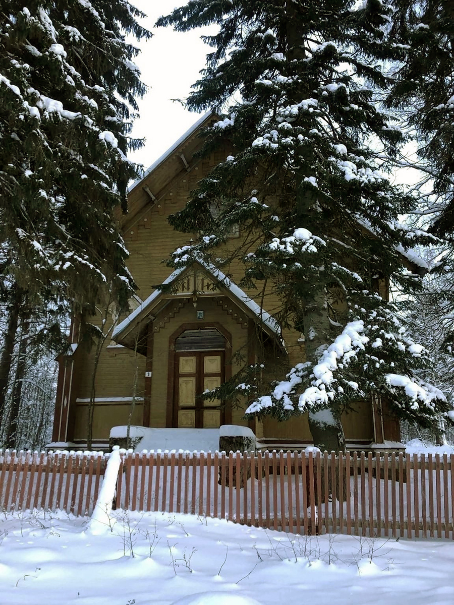 January 2, 2022. Kuikkaniemi. Former Lutheran church