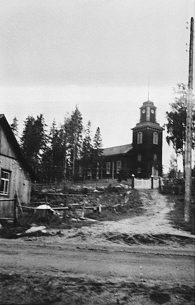 1930-е годы. Сувилахти. Лютеранская церковь