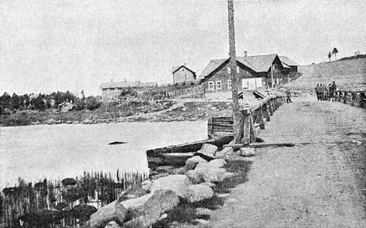 1920-luvun alussa. Jehkilän silta
