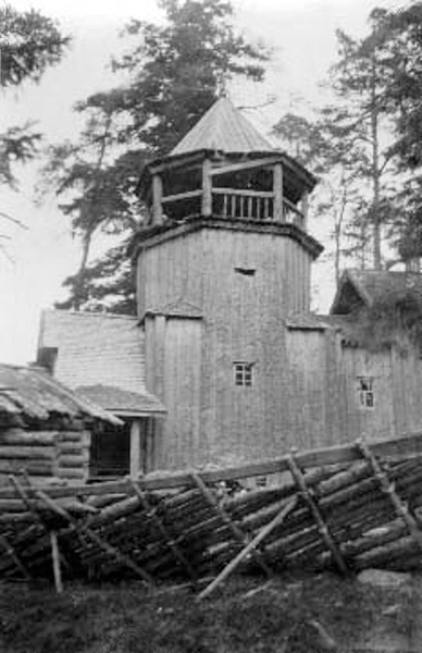 1932. Hautavaara. Old Orthodox chapel