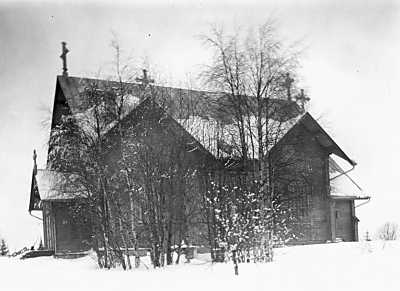1927 год. Куйкканиеми. Лютеранская церковь