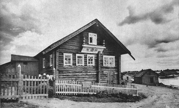 1930-е годы. Традиционный карельский дом