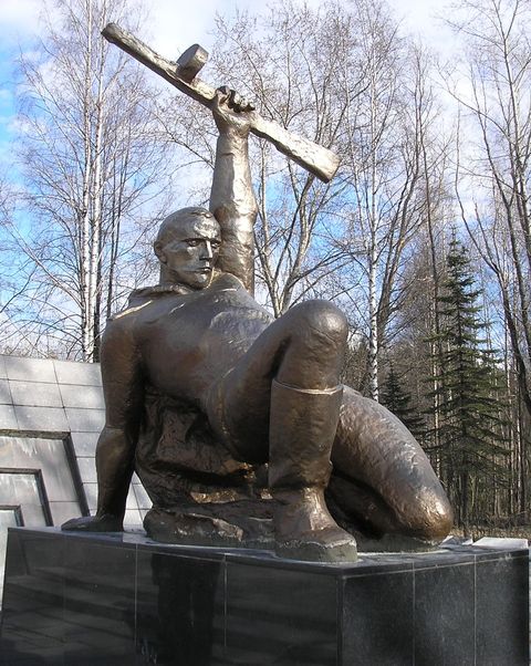 May 6, 2010. Memorial to the Soviet soldiers