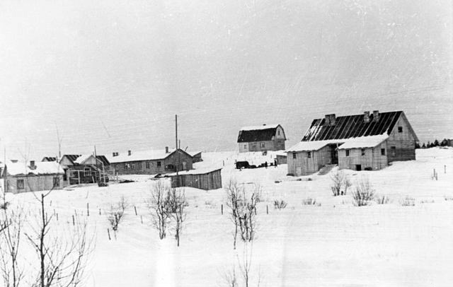1949 год. Посёлок рабочих Суоярвской картонной фабрики