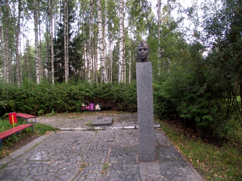 August 29, 2013. Monument to Petr Tikiläinen