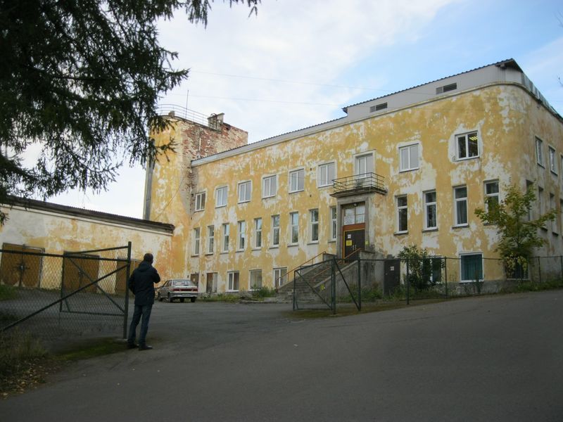 September 25, 2019. Suojärvi. Former building of municipality