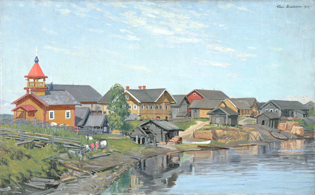 1907. Miinalan kylä Salmissa