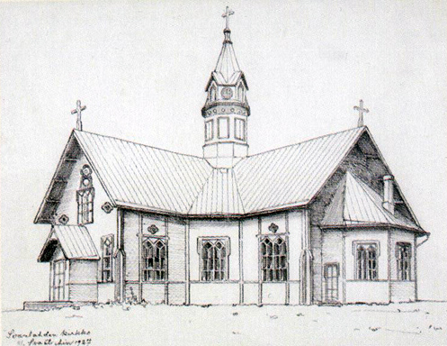 1927. Soanlahti. Church