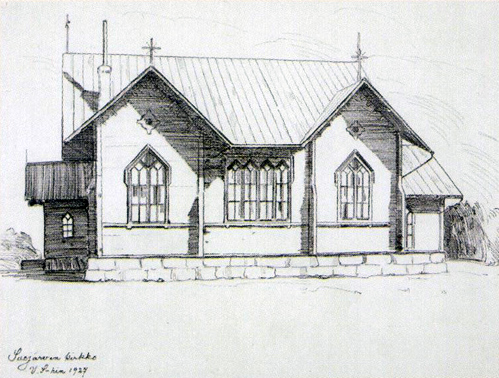 1927 год. Суоярви. Церковь