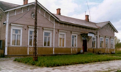 1990-е годы. Железнодорожная станция