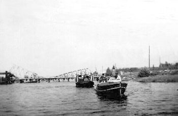 July 1941. Bridge over Jänisjoki