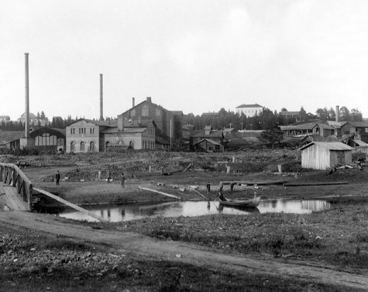 1890-е годы. Металлургический завод