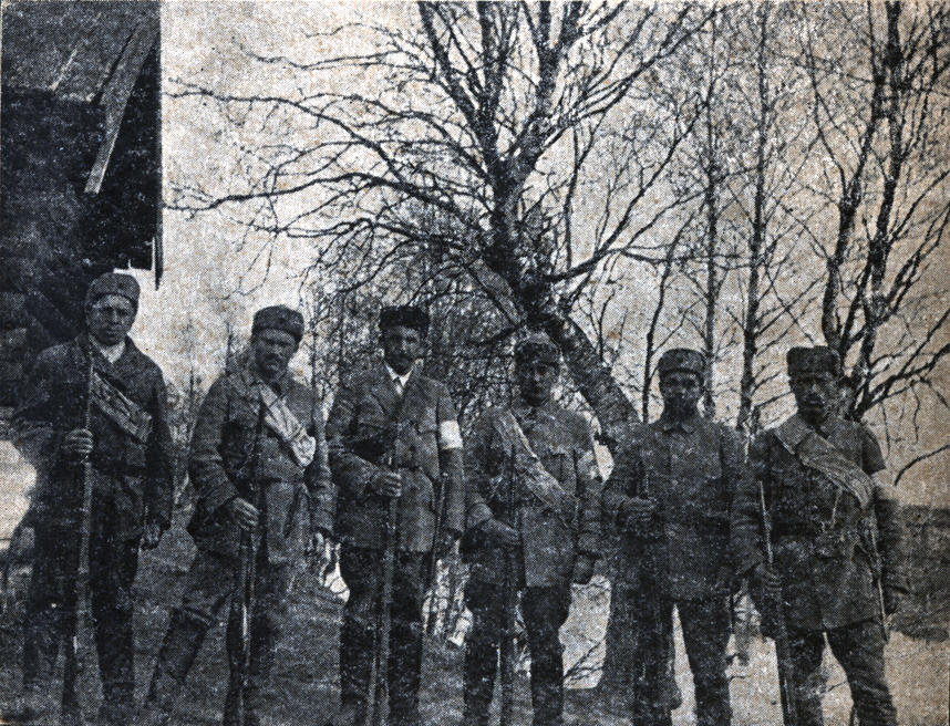 April 1918. Kinship Warriors of The forces of Lieutenant Colonel Malm