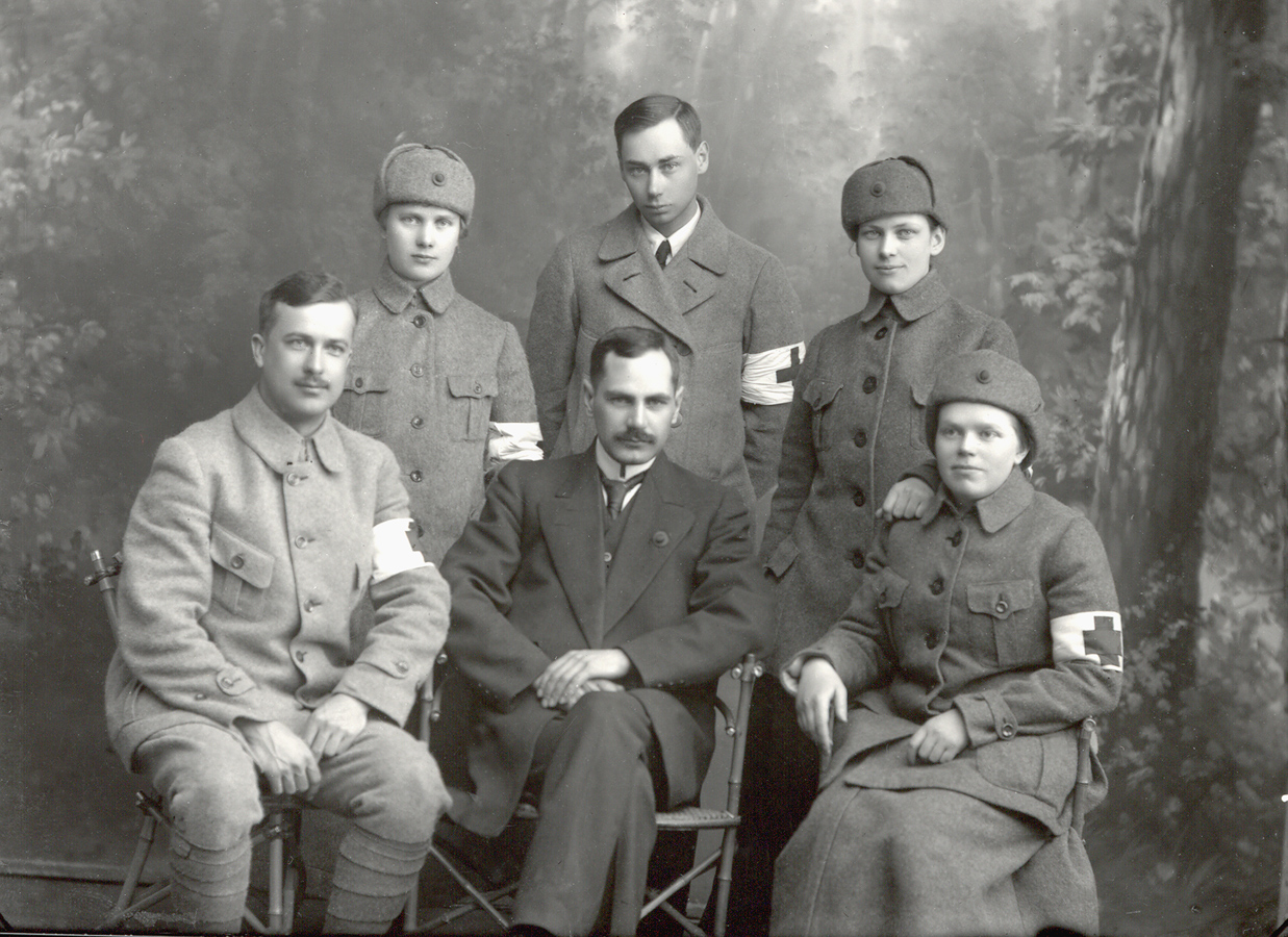 March 14, 1918. Medical staff of The forces of Lieutenant Colonel Malm