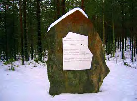 Monument to the warrior-liberators and the refugees from the White Sea Karelia