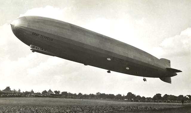 Late 1920's. Dirigible LZ-127 "Graf Zeppelin"